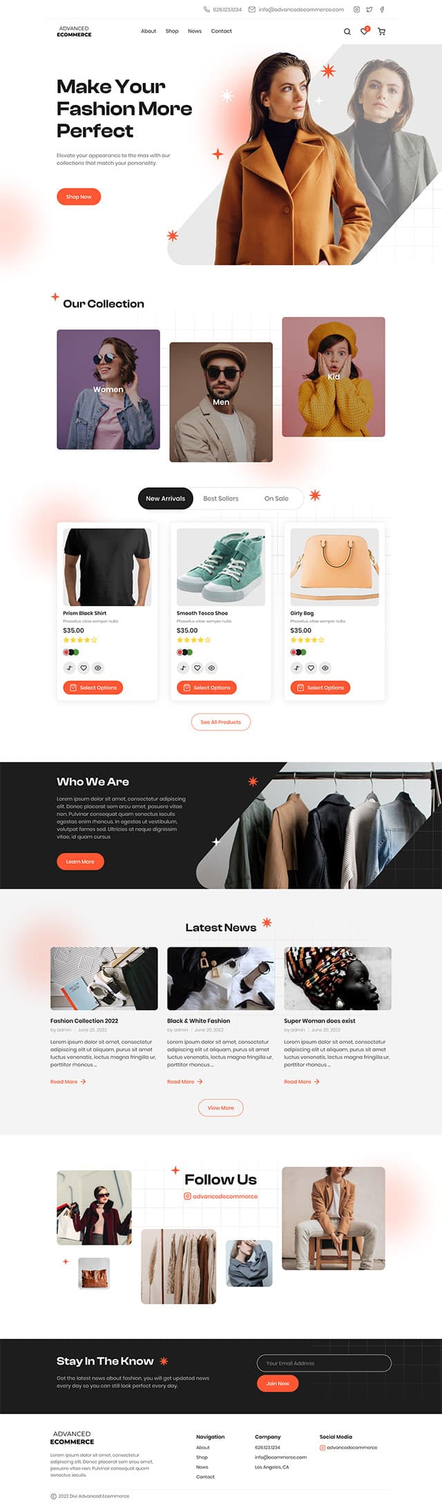 E-commerce storefront portfolio project 1