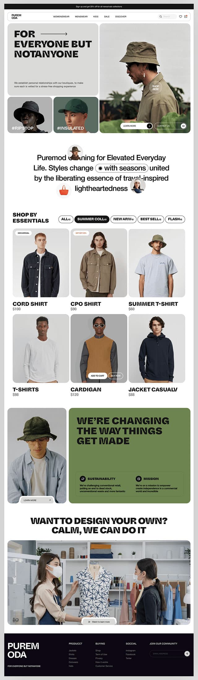 E-commerce storefront portfolio project 4