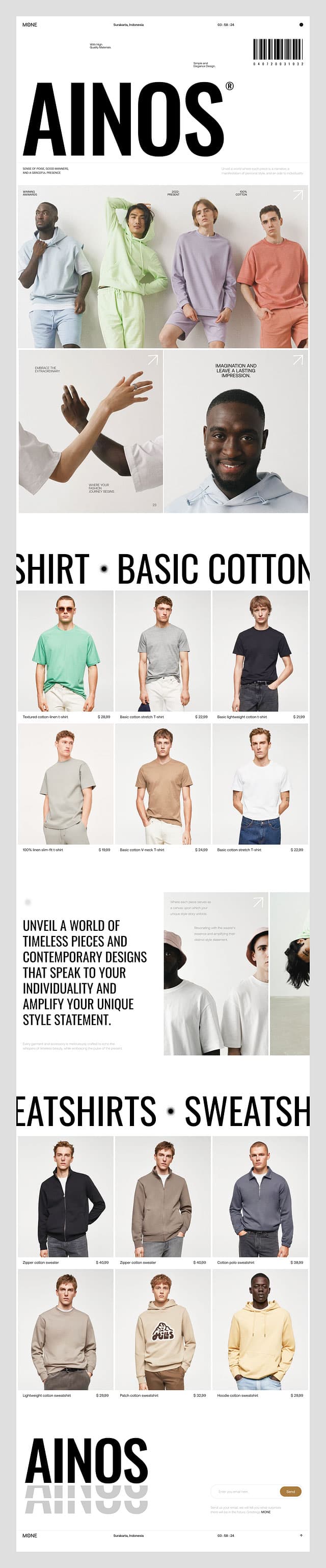 E-commerce storefront portfolio project 7