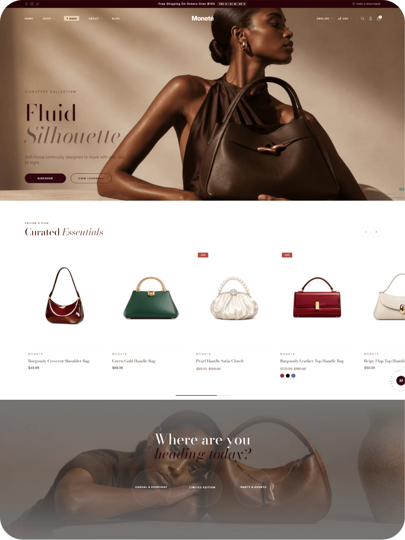 Luxe Watch Co. Shopify store preview